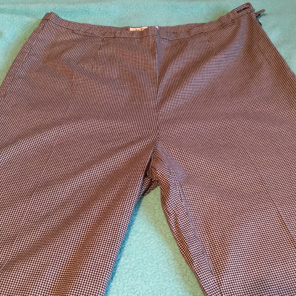 Never worn,Black & white checkered summer pants